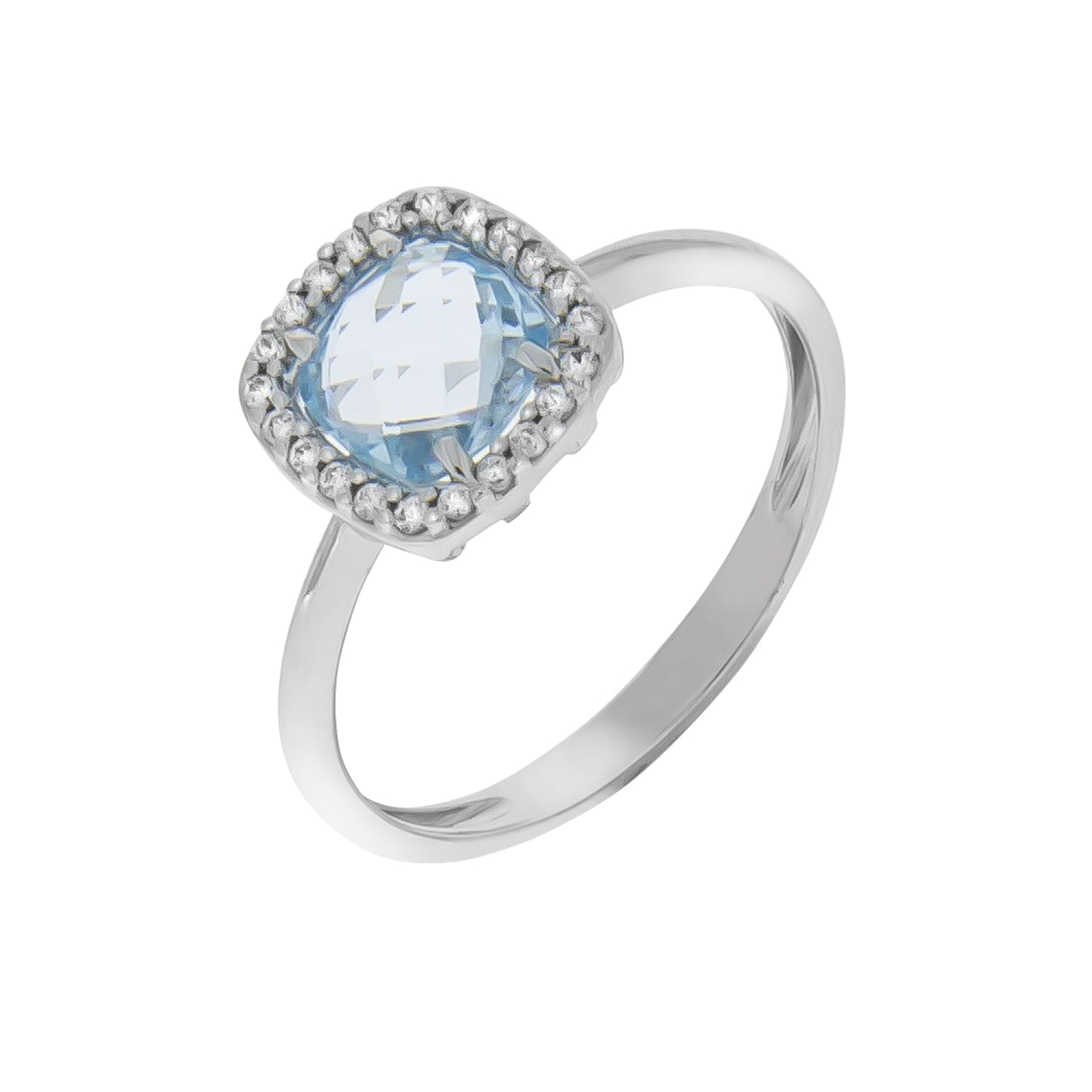 Ring 375/- Gold Topas