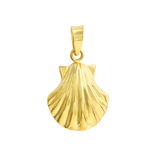 Vivance - Damen-Anhänger aus 333 Gelbgold Motiv Jakobsmuschel