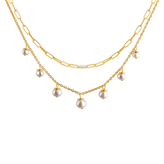 Celesta - Collier Damen 925 Sterling Silber 45+3cm SWZP