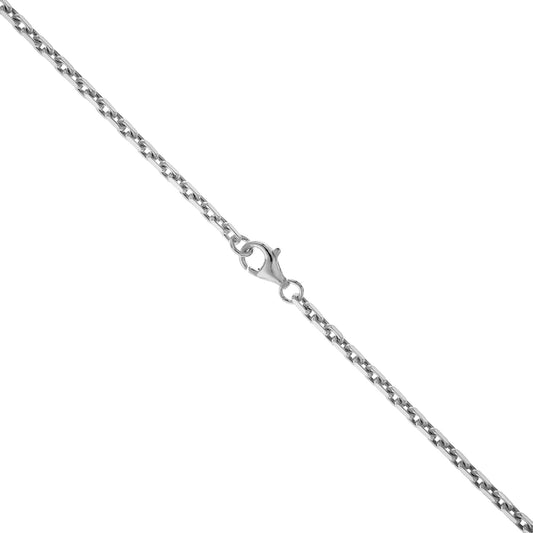 Vivance - Collier 925-/ Sterling Silber Ankerkette 4kant