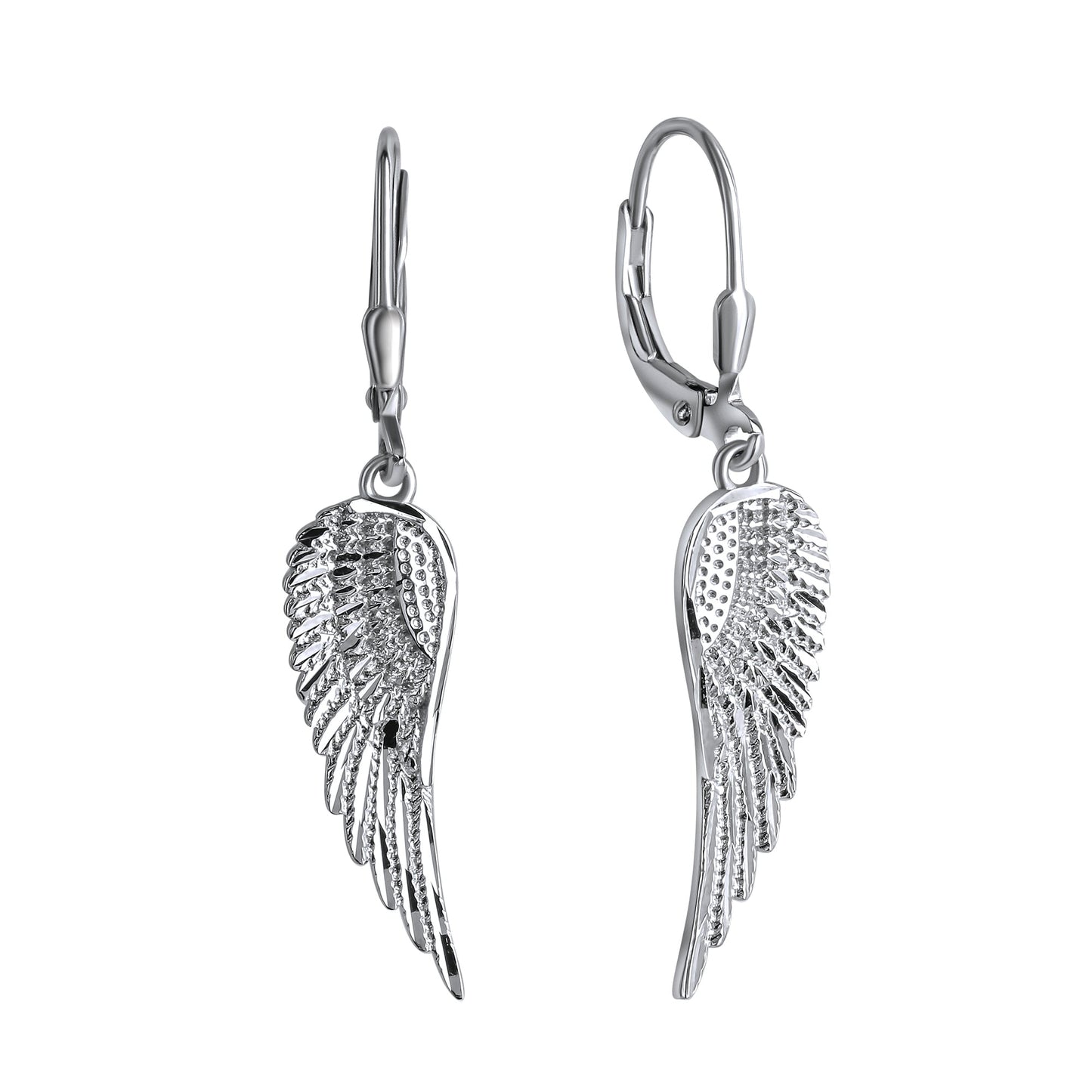 Ohrhänger 925/- Sterling Silber rhodiniert 4,0cm