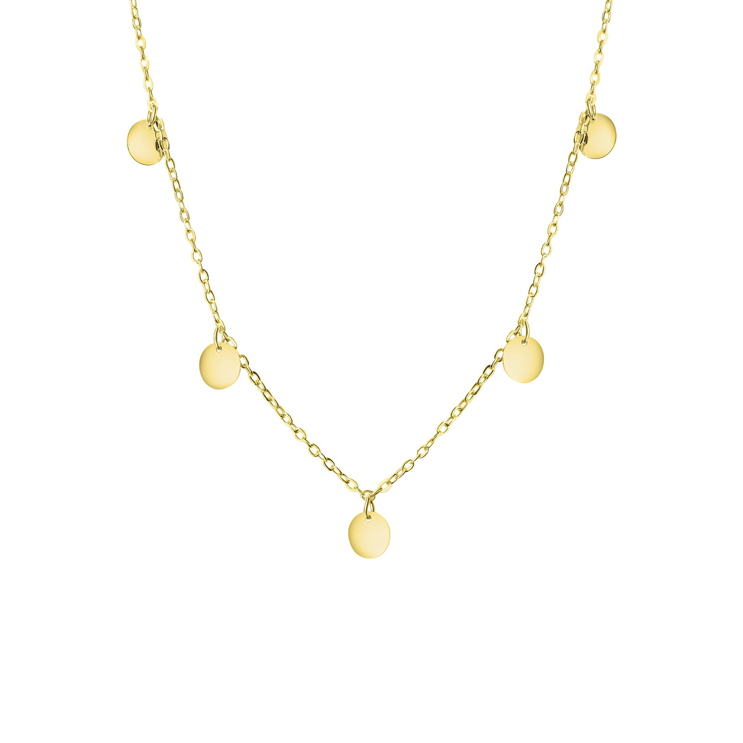 Collier Ankerkette 925/- Sterling Silber vergoldet 45,0cm