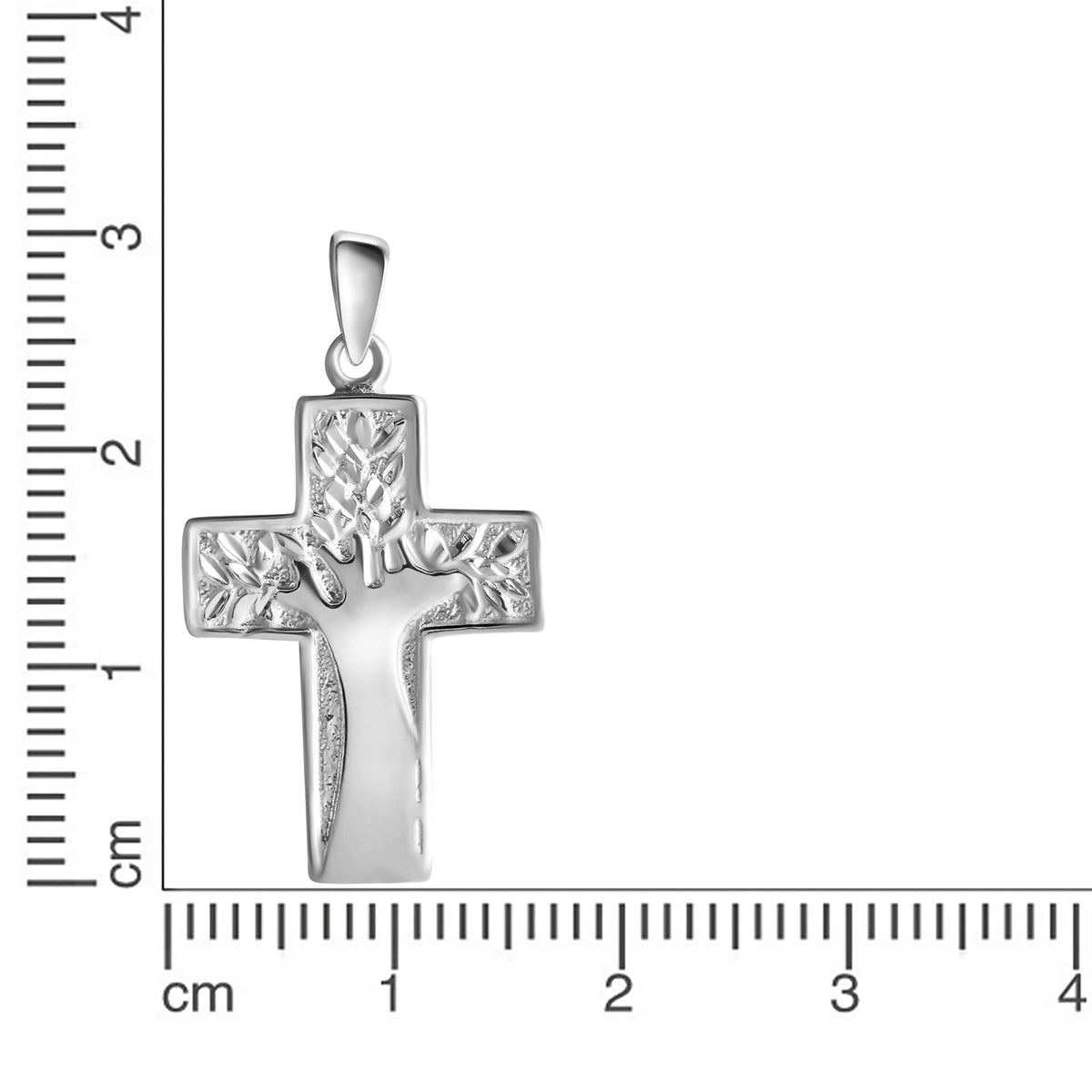 Anhänger 925/- Sterling Silber weiss 2,9cm