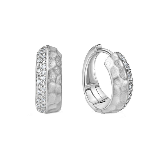 Schmuck Creolen Ohrringe Damen 925-Sterling Silber rhodiniert 1,5cm, 1 Paar günstig kaufen