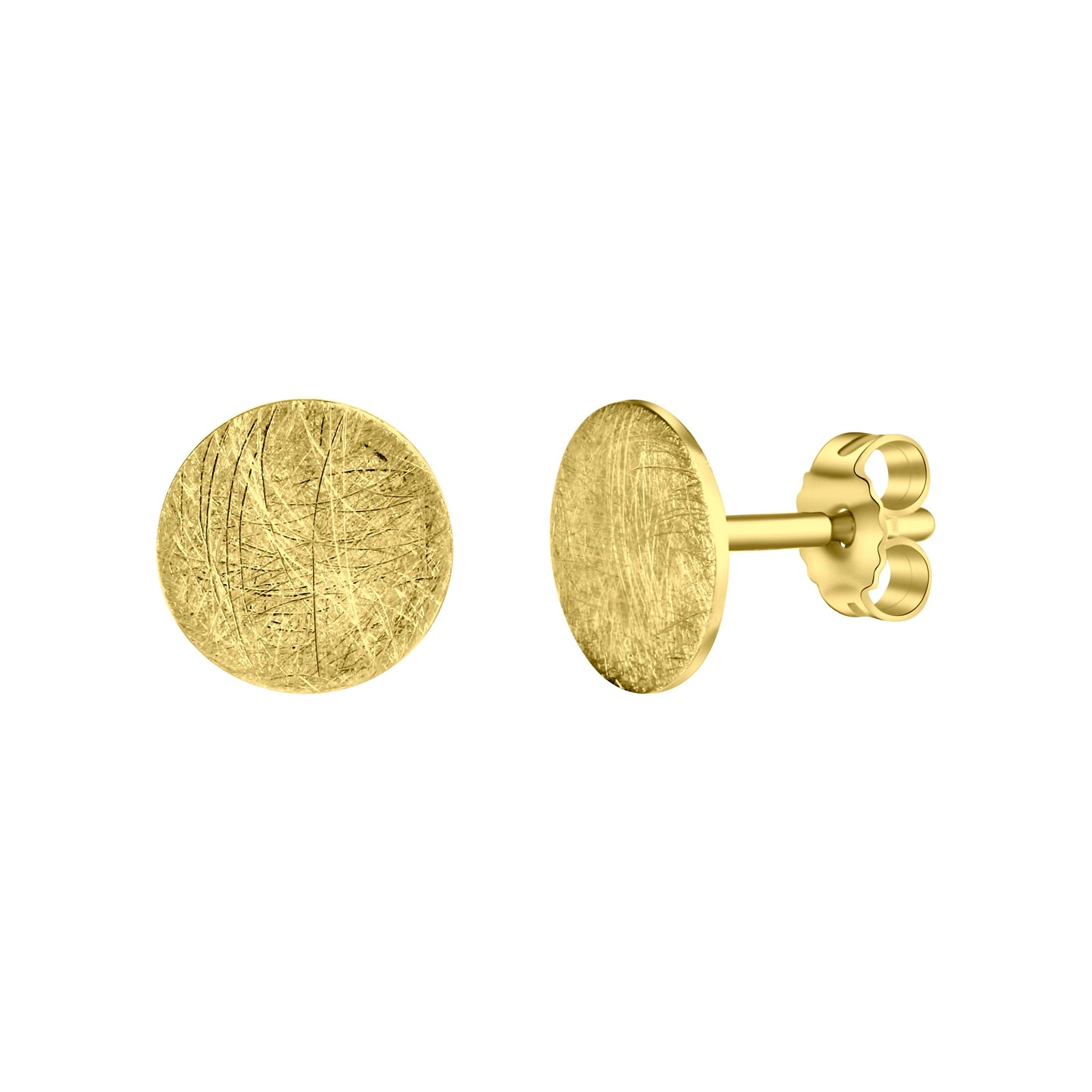 Ohrstecker 925/- Sterling Silber vergoldet 0,8cm