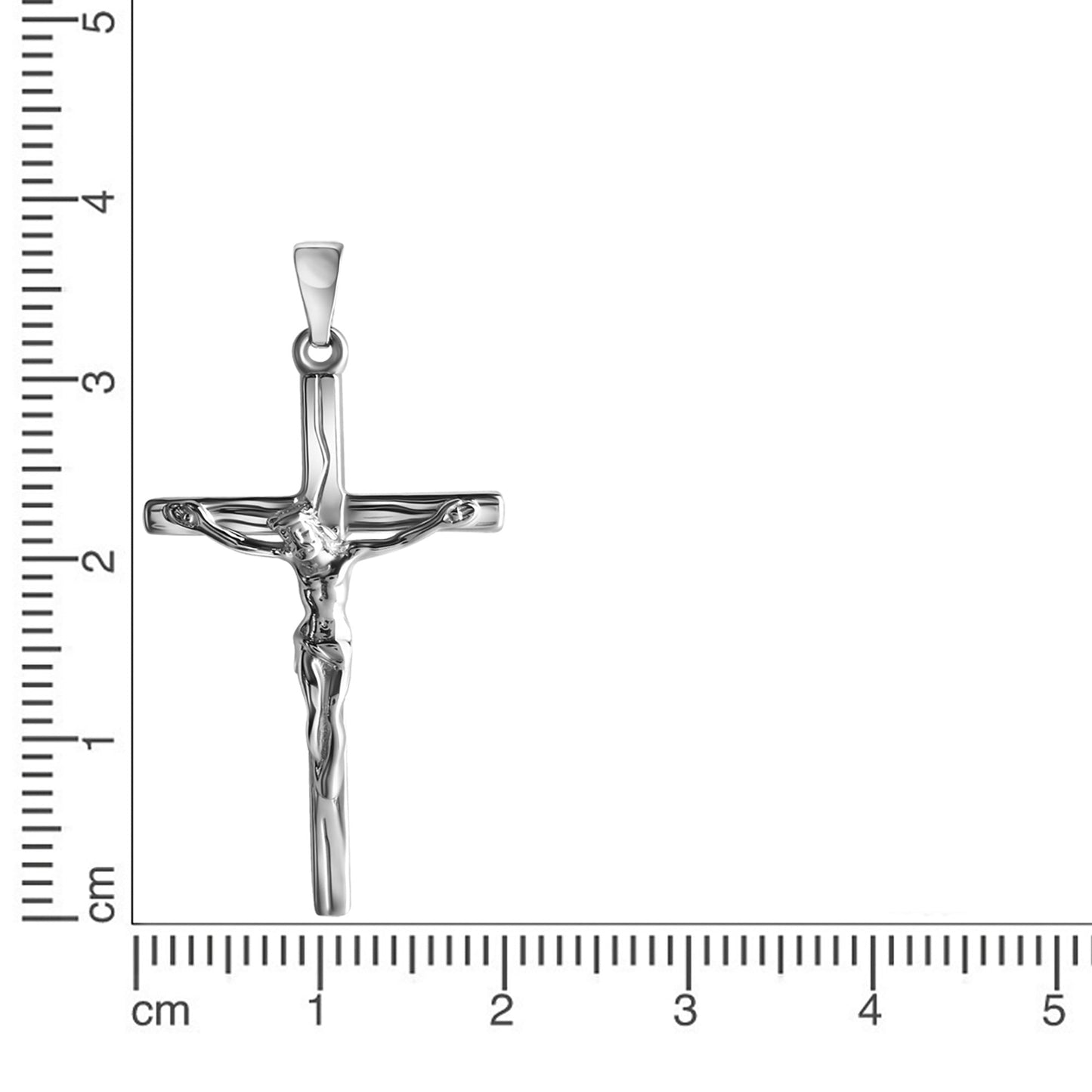 Anhänger 925/- Sterling Silber rhodiniert 3,8cm
