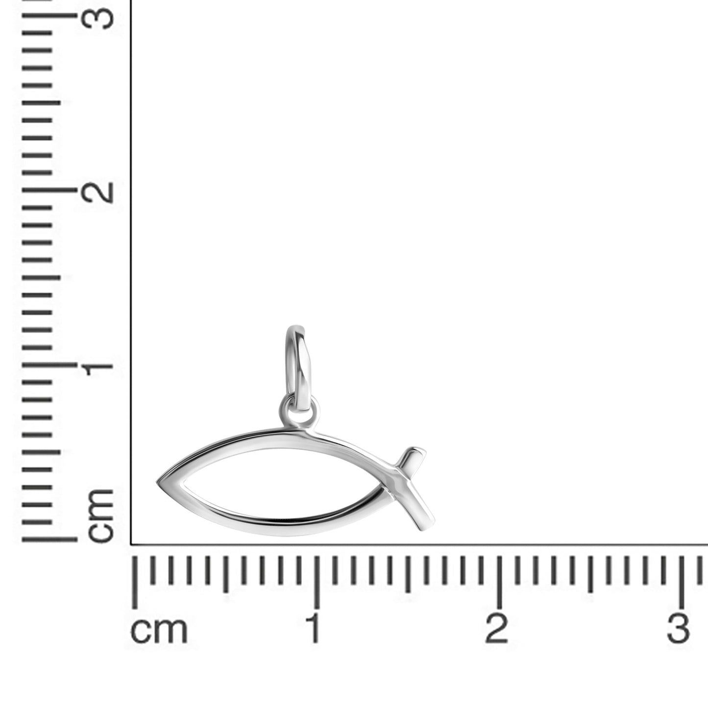 Anhänger 925/- Sterling Silber rhodiniert 1,4cm