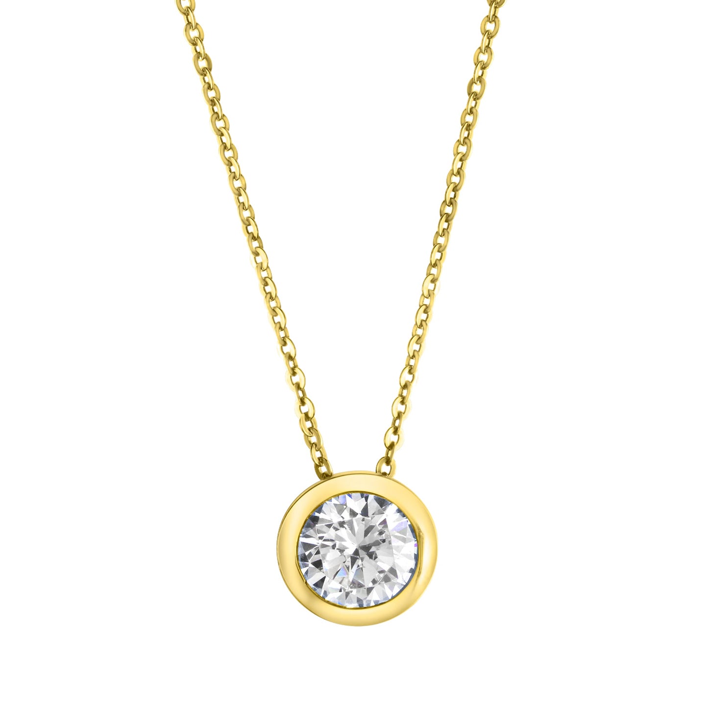 Halskette Ankerkette 925/- Sterling Silber rhodiniert 47,0cm Zirkonia