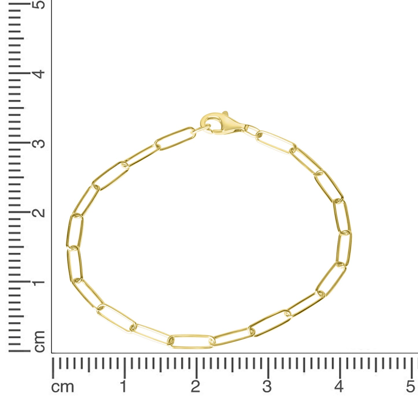 Armband Gliederarmband 925/- Sterling Silber vergoldet 21cm