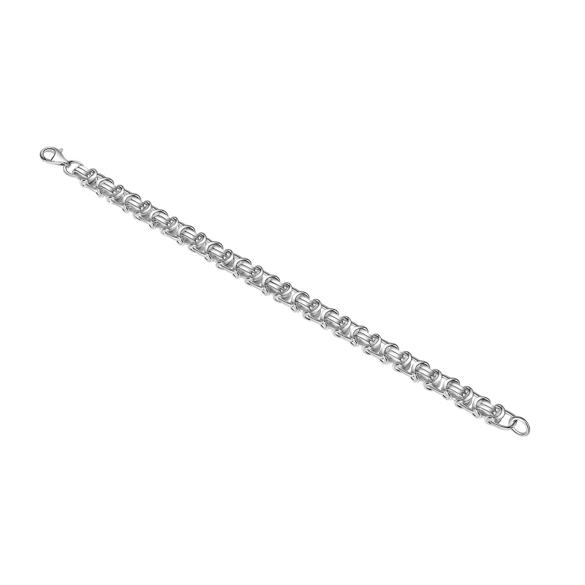 Armband Königskette 925/- Sterling Silber versilbert 21cm