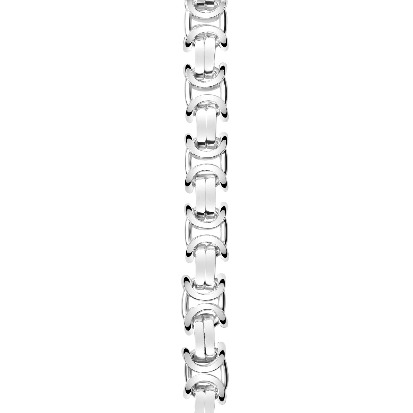 Collier Königskette 925/- Sterling Silber versilbert 60cm
