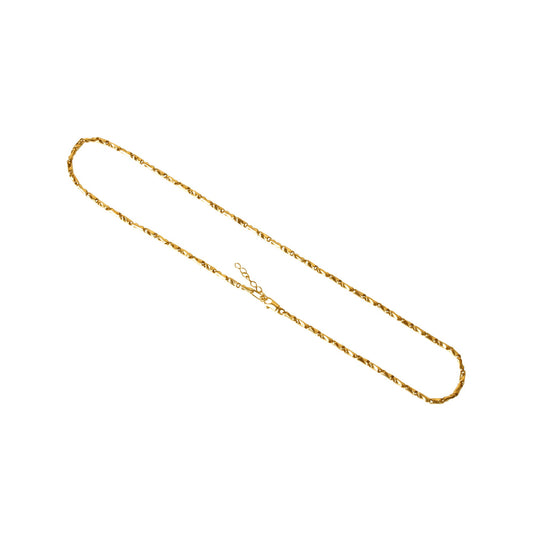 Collier Fantasiekette aus 375/- Gelbgold glanz