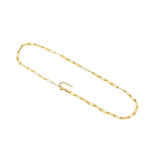 Collier Gliederkette aus 375/- Gelbgold glanz Länge 41,5+2 cm