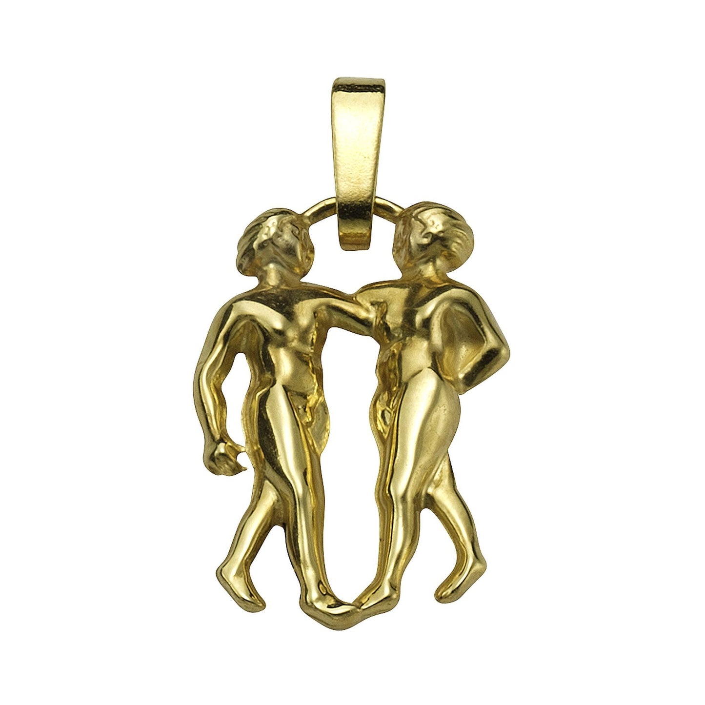Anhänger Sternzeichen Zwillinge 585/- Gold 1,8cm