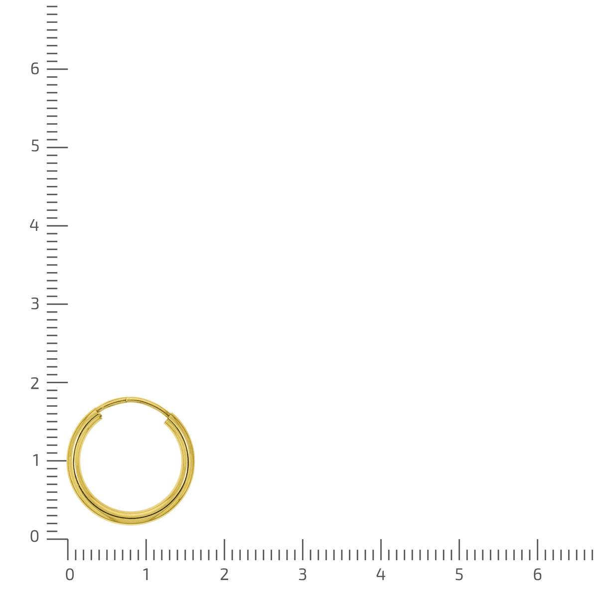 Creolen 585/- Gold 1,5cm