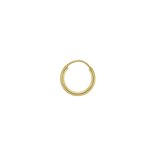 Creolen aus 585/- Gelbgold glanz Durchmesser 13 mm
