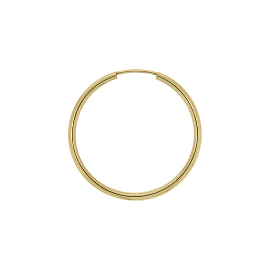 Creolen aus 585/- Gelbgold glanz Durchmesser 30 mm
