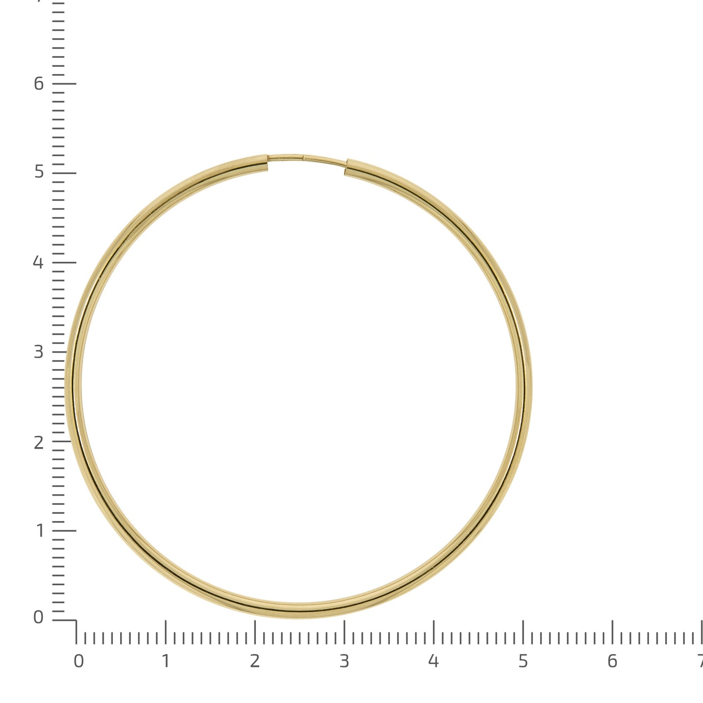Creolen 585/- Gold 5,0cm