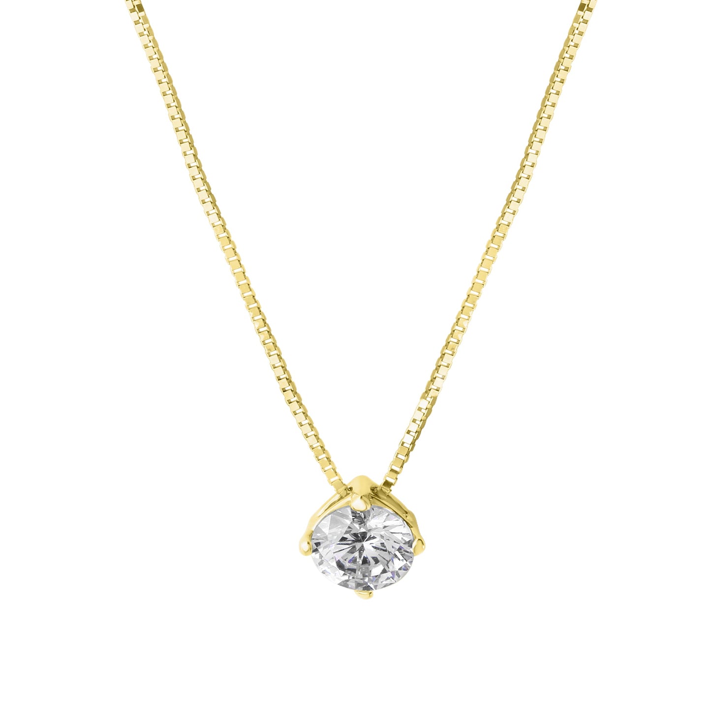 Collier Venezianerkette 375/- Gold 45,0cm Zirkonia