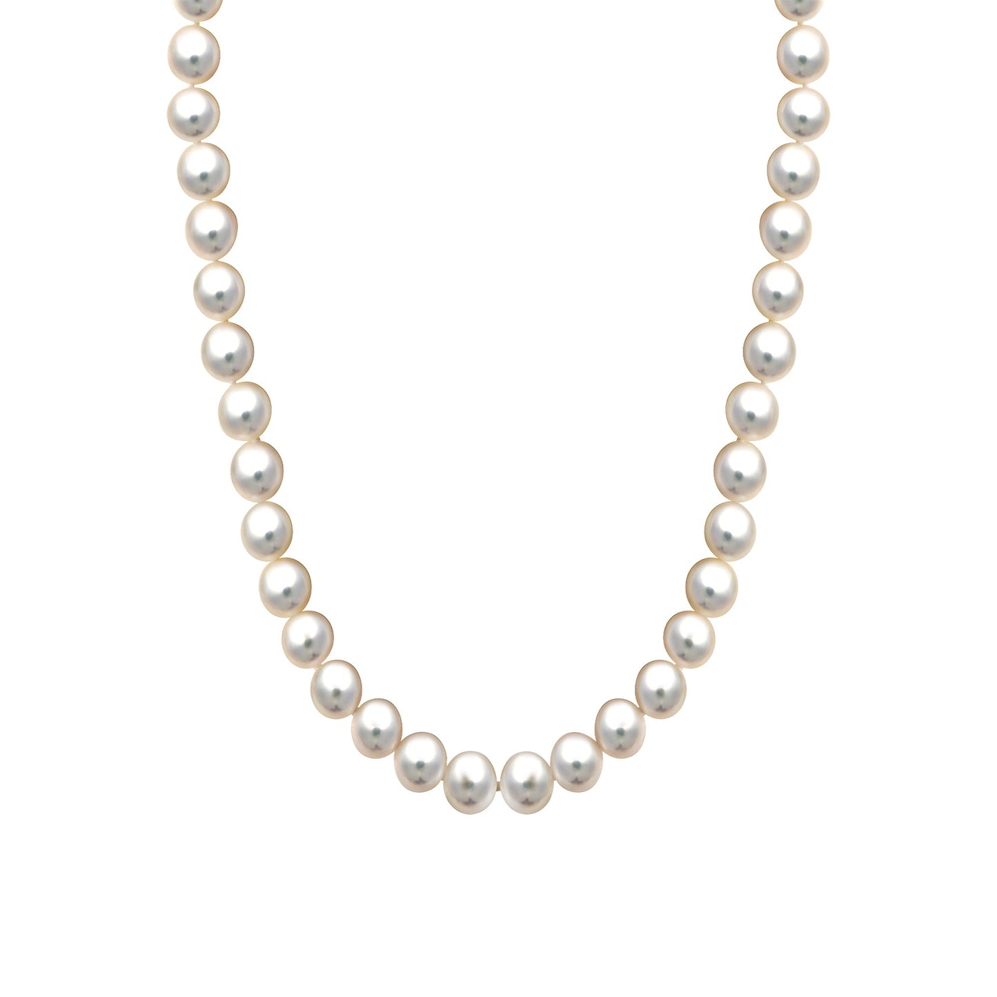 Collier Perlenkette 375/- Gold vergoldet 48,0cm