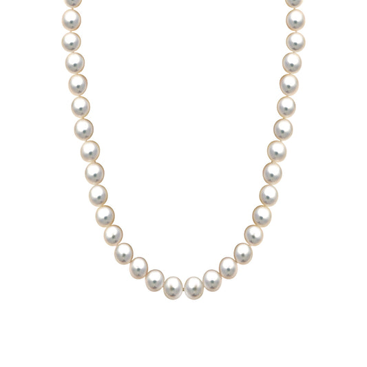 Collier Perlenkette 375/- Gold vergoldet 48,0cm