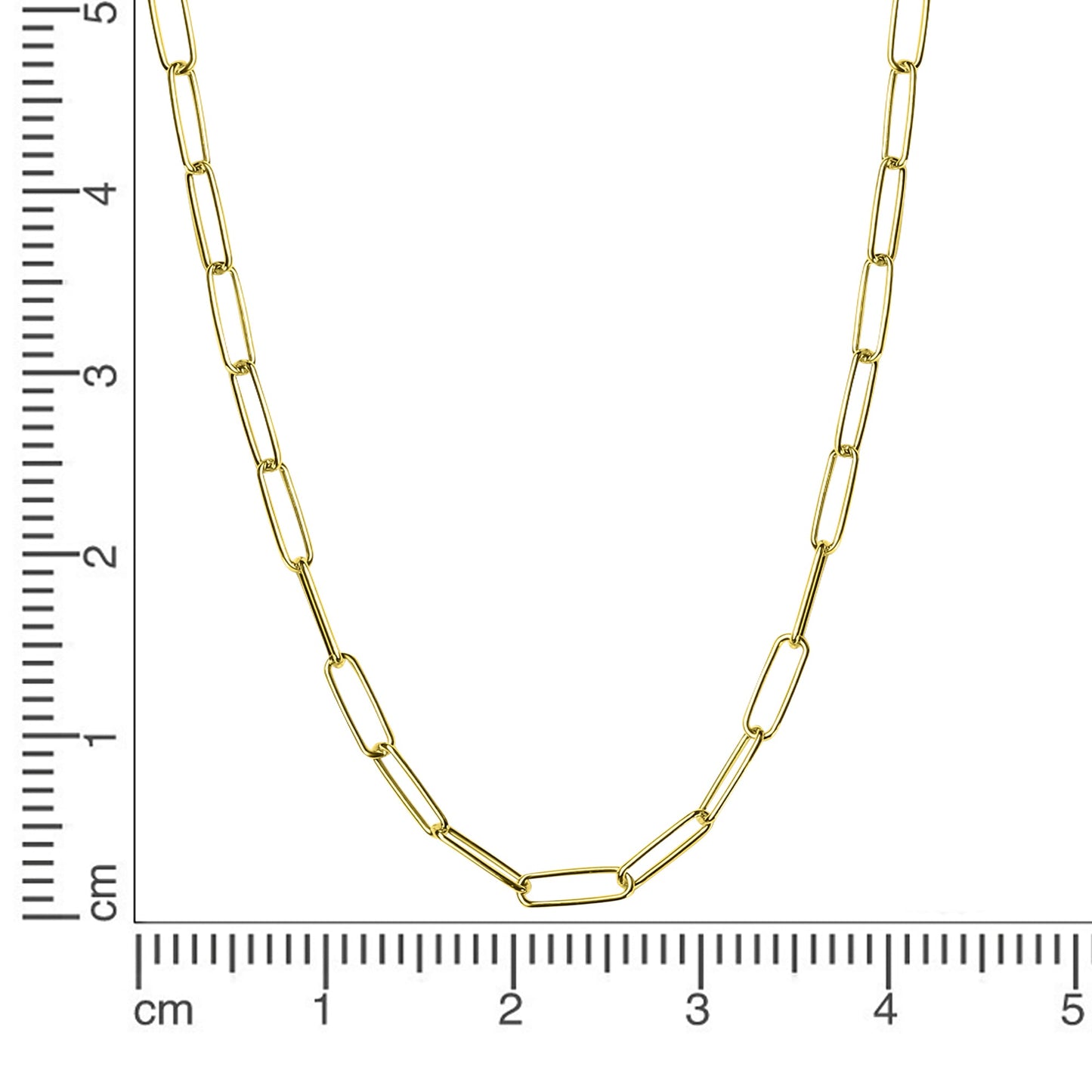 Collier Gliederkette 925/- Sterling Silber vergoldet 50cm