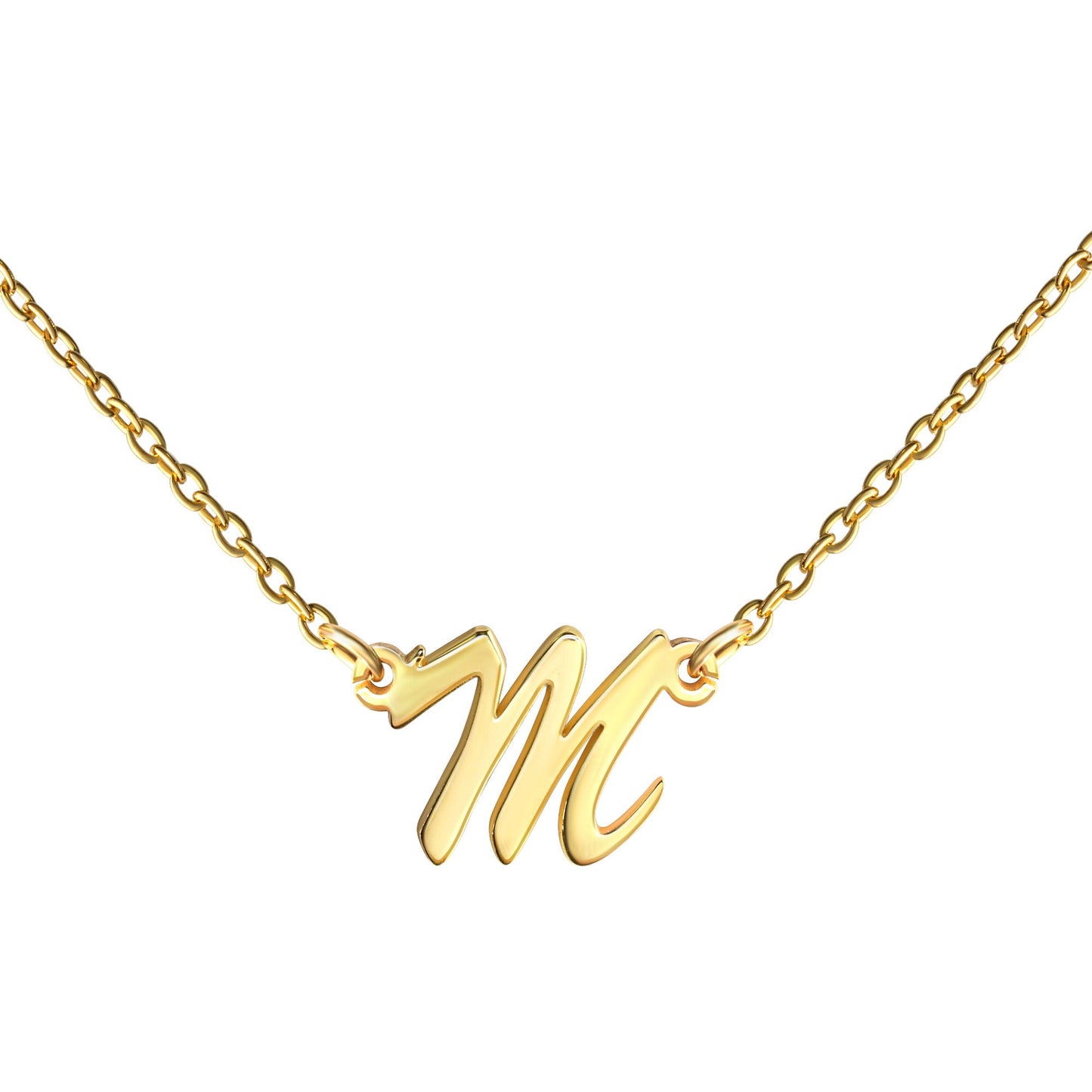 Collier Ankerkette 925/- Sterling Silber vergoldet 45,0cm