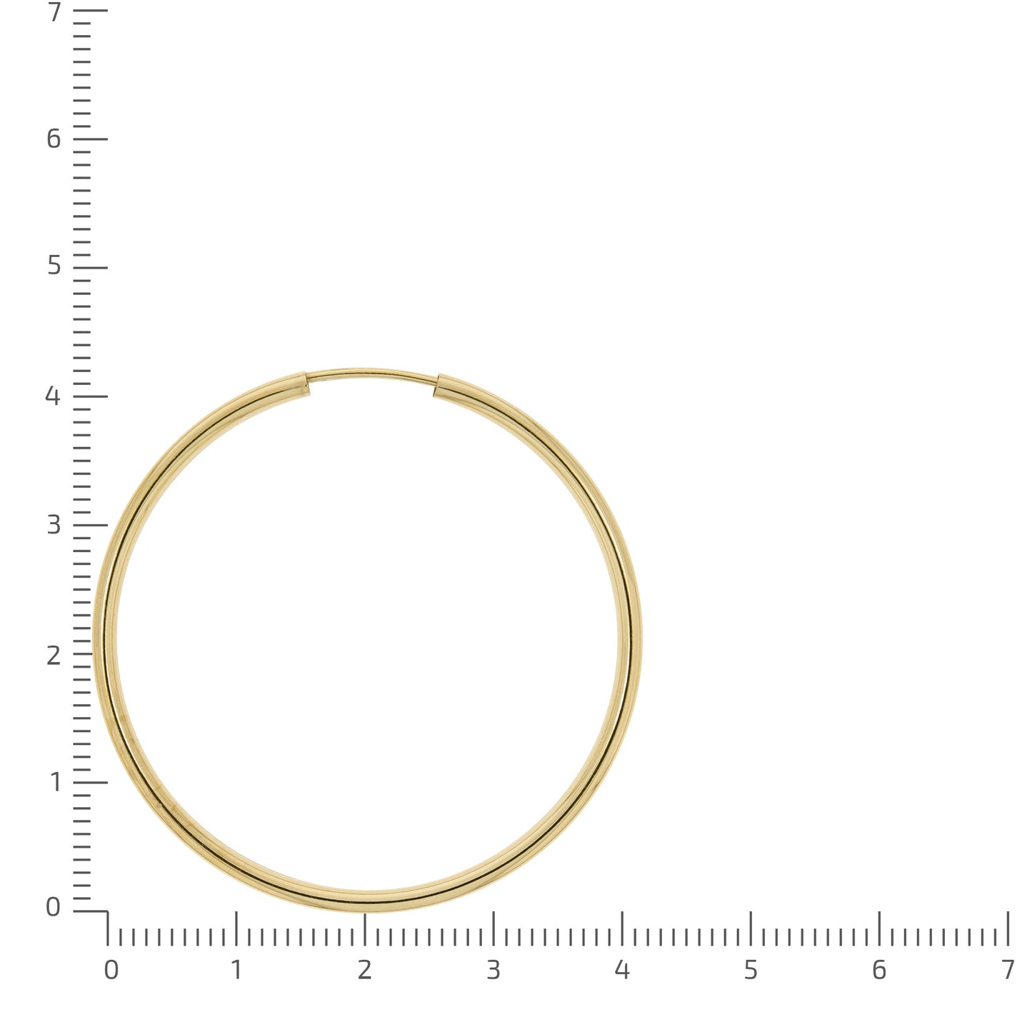 Creolen 333/- Gold 4,0cm