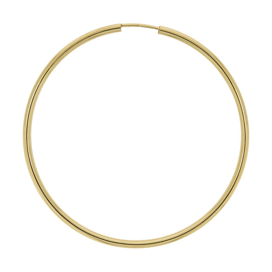 Schmuck Creolen Ohrringe Damen 333er Gelbgold glanz 50 mm, 1 Paar günstig kaufen