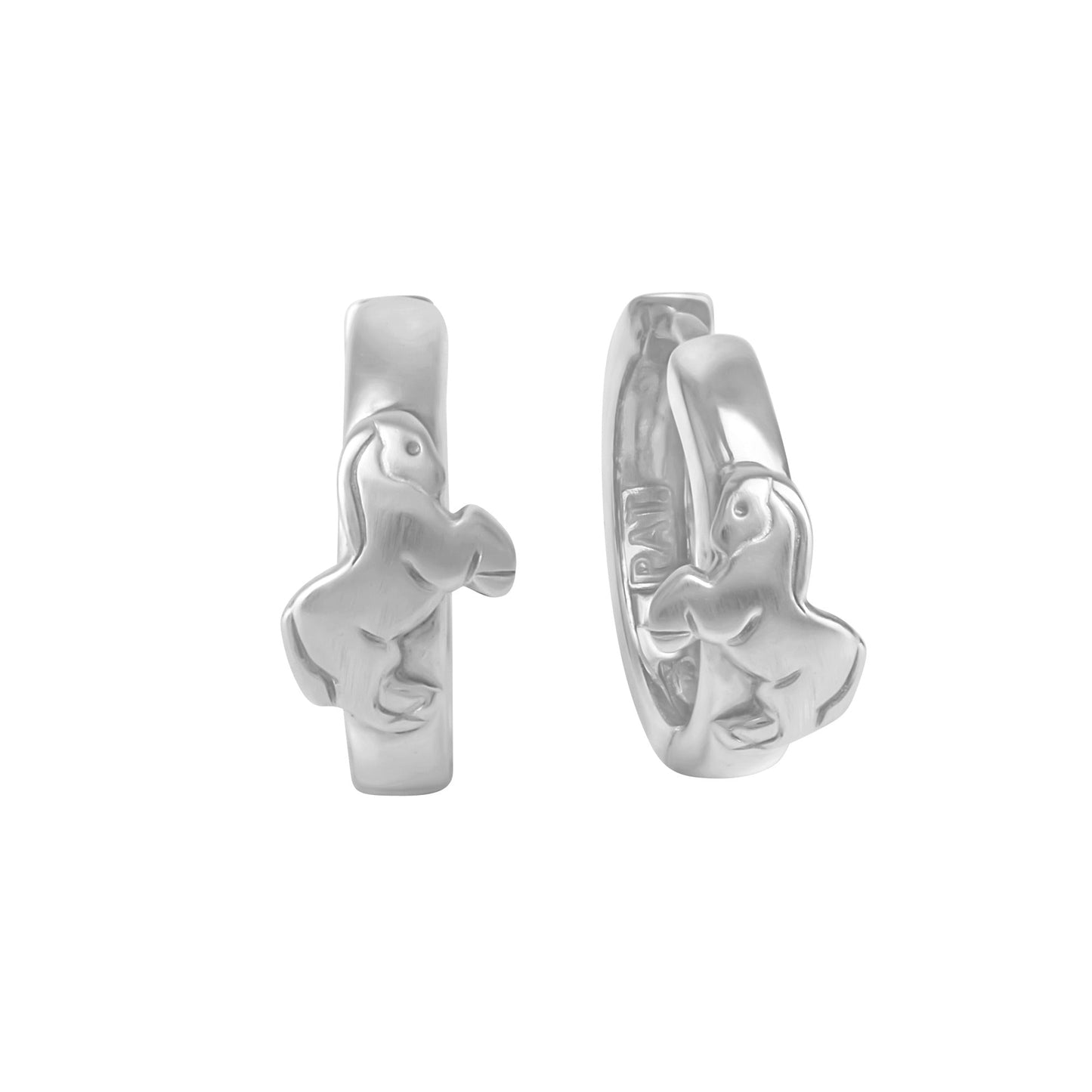 Klappcreolen 925/- Sterling Silber 1,4cm