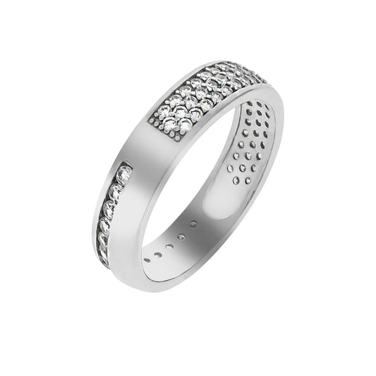 Schmuck Ring Damen 925er Sterling Silber rhodiniert Zirkonia günstig kaufen