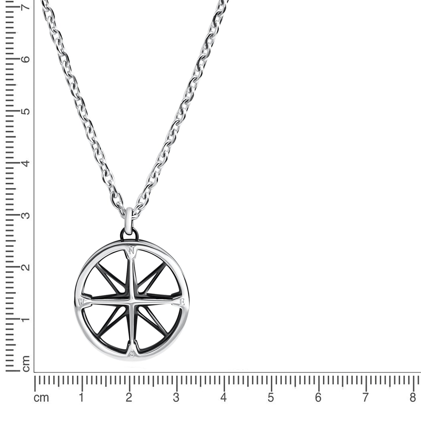 Anhänger mit Kette Ankerkette Edelstahl 55,0cm