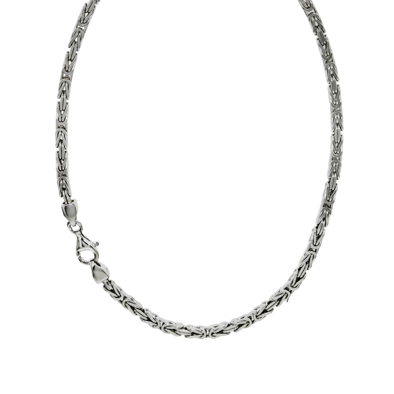 Collier Damen 925er Sterling Silber Königskette 70cm