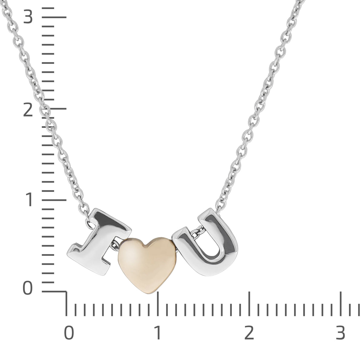 Collier Ankerkette 925/- Sterling Silber rhodiniert/rotvergoldet 45,0cm
