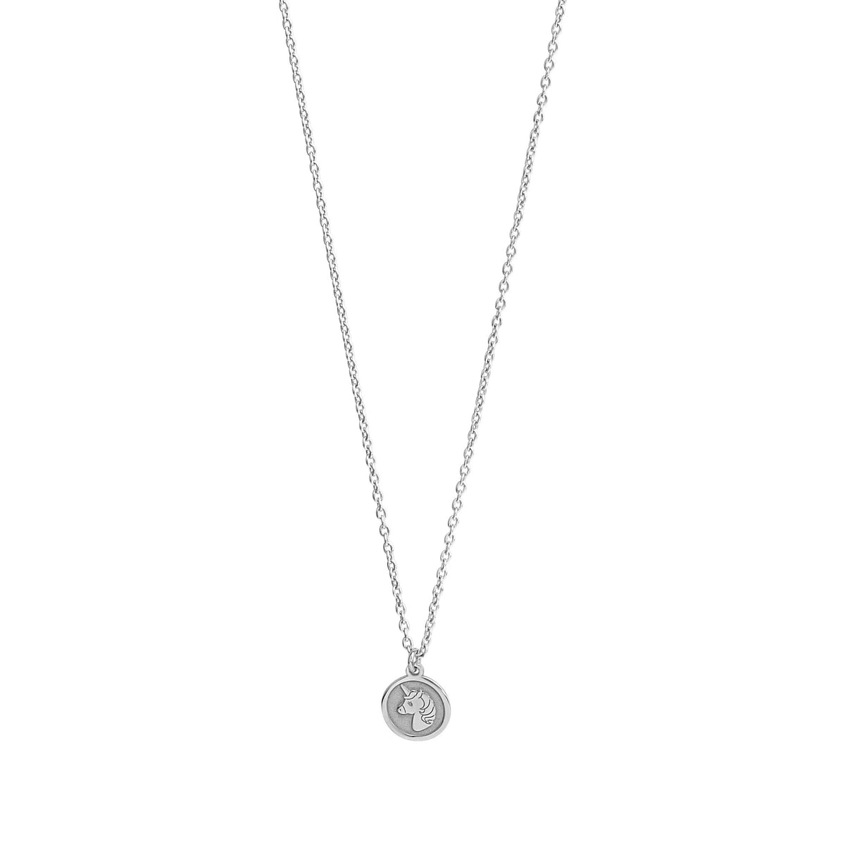 Anhänger mit Kette Ankerkette 925/- Sterling Silber rhodiniert 38,0cm