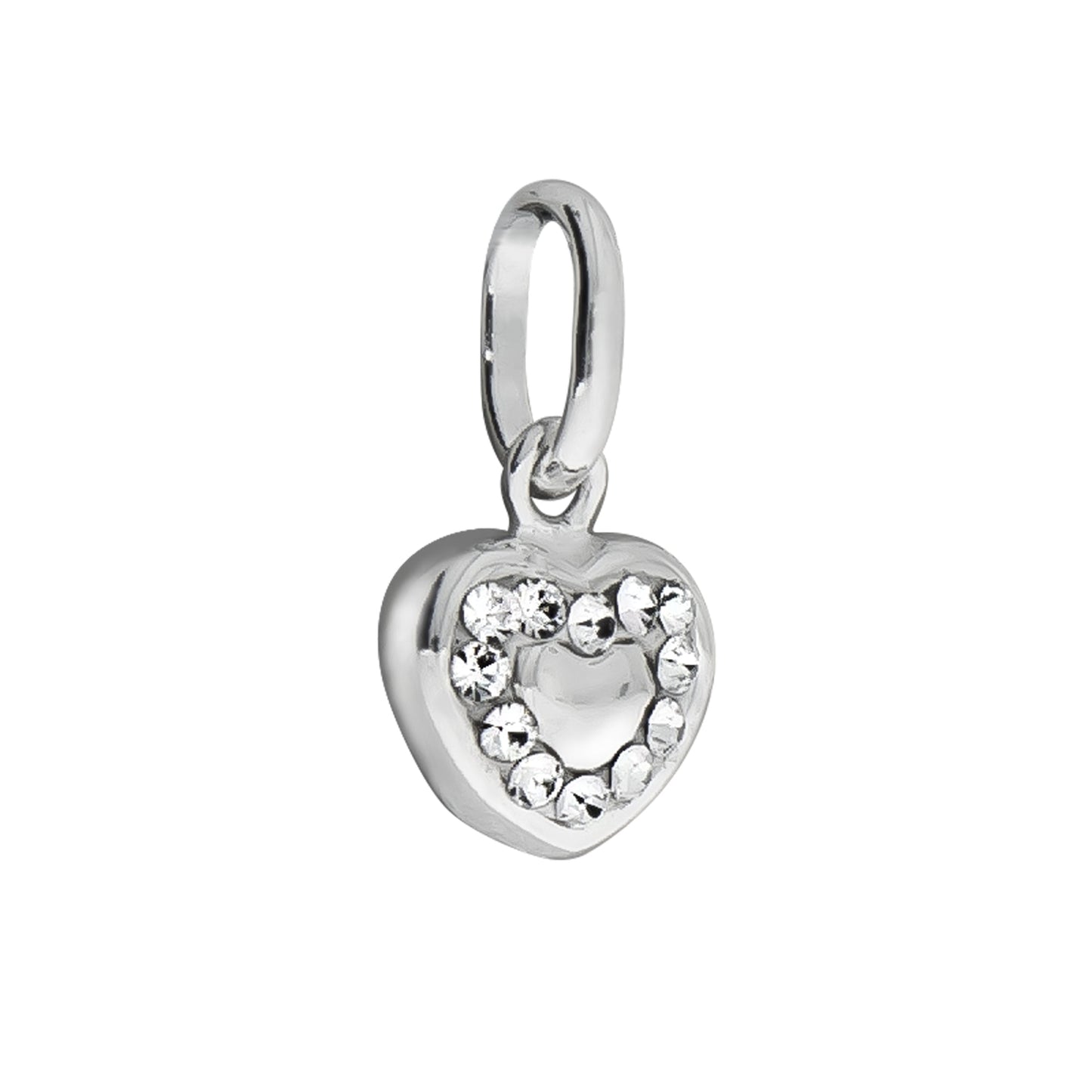 Anhänger 925/- Sterling Silber 0,8cm Kristall