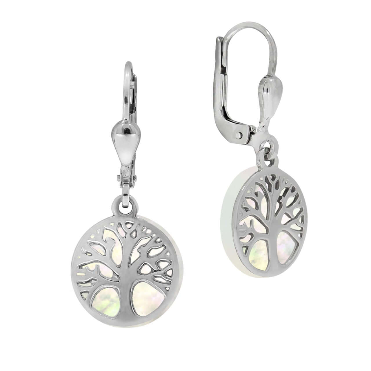 Schmuck Ohrhänger Ohrringe 925er Sterling Silber rhodiniert Lebensbaum 2,8cm, 1 Paar günstig kaufen