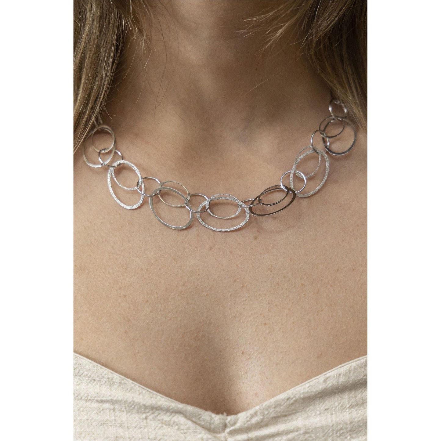 Halskette keine / nicht relevant 925/- Sterling Silber rhodiniert 45 cm