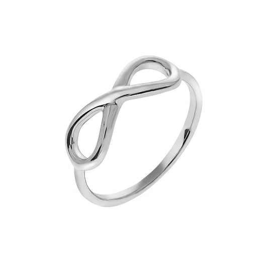 Damenring aus 925/- Sterling Silber mit Infinity-Zeichen