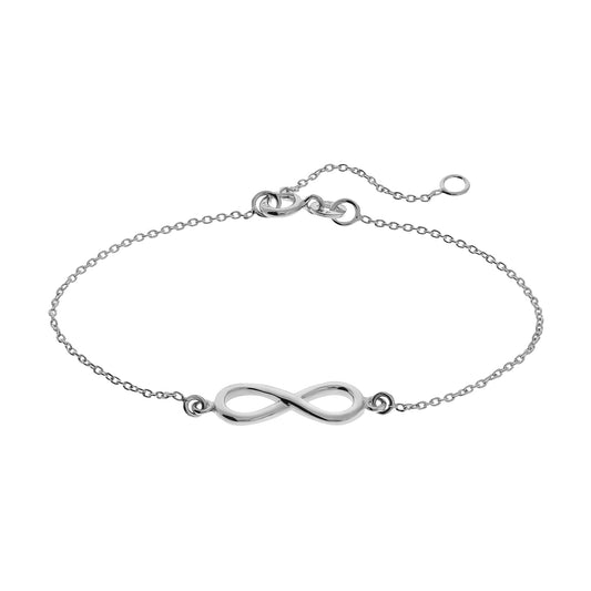 Armband aus 925/- Sterling Silber mit Infinity-Zeichen