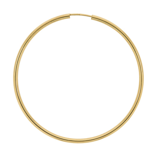 Creolen aus 333/- Gelbgold glanz Durchmesser 50 mm