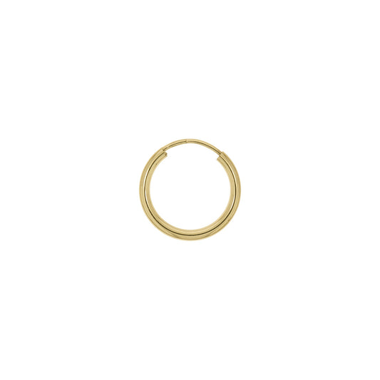 Creolen aus 333/- Gelbgold glanz Durchmesser 15 mm