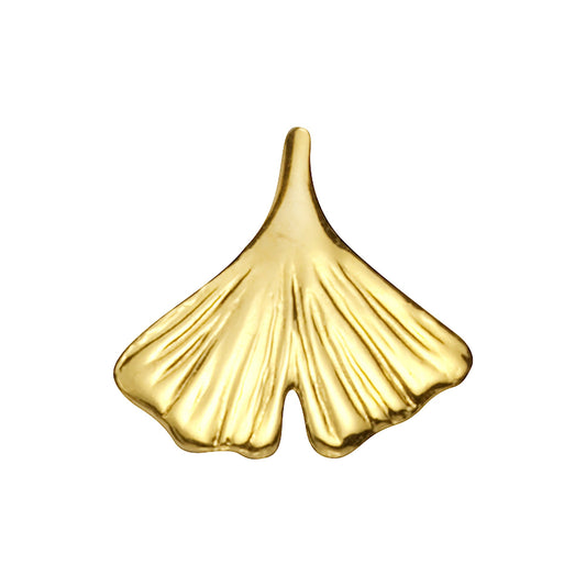 Anhänger Ginkgo aus 333/- Gelbgold mit 1,2cm Länge