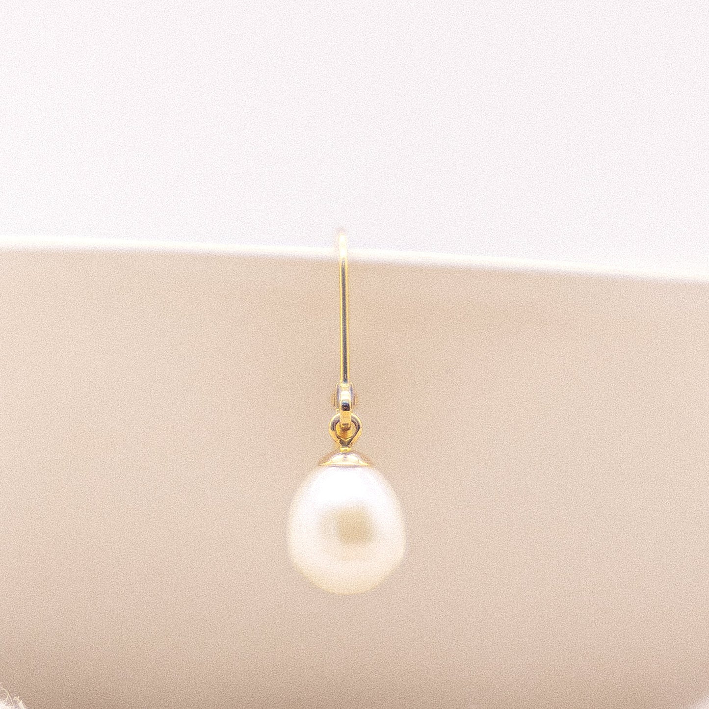 Ohrringe 585/- Gold 1,5cm Süßwasserzuchtperle