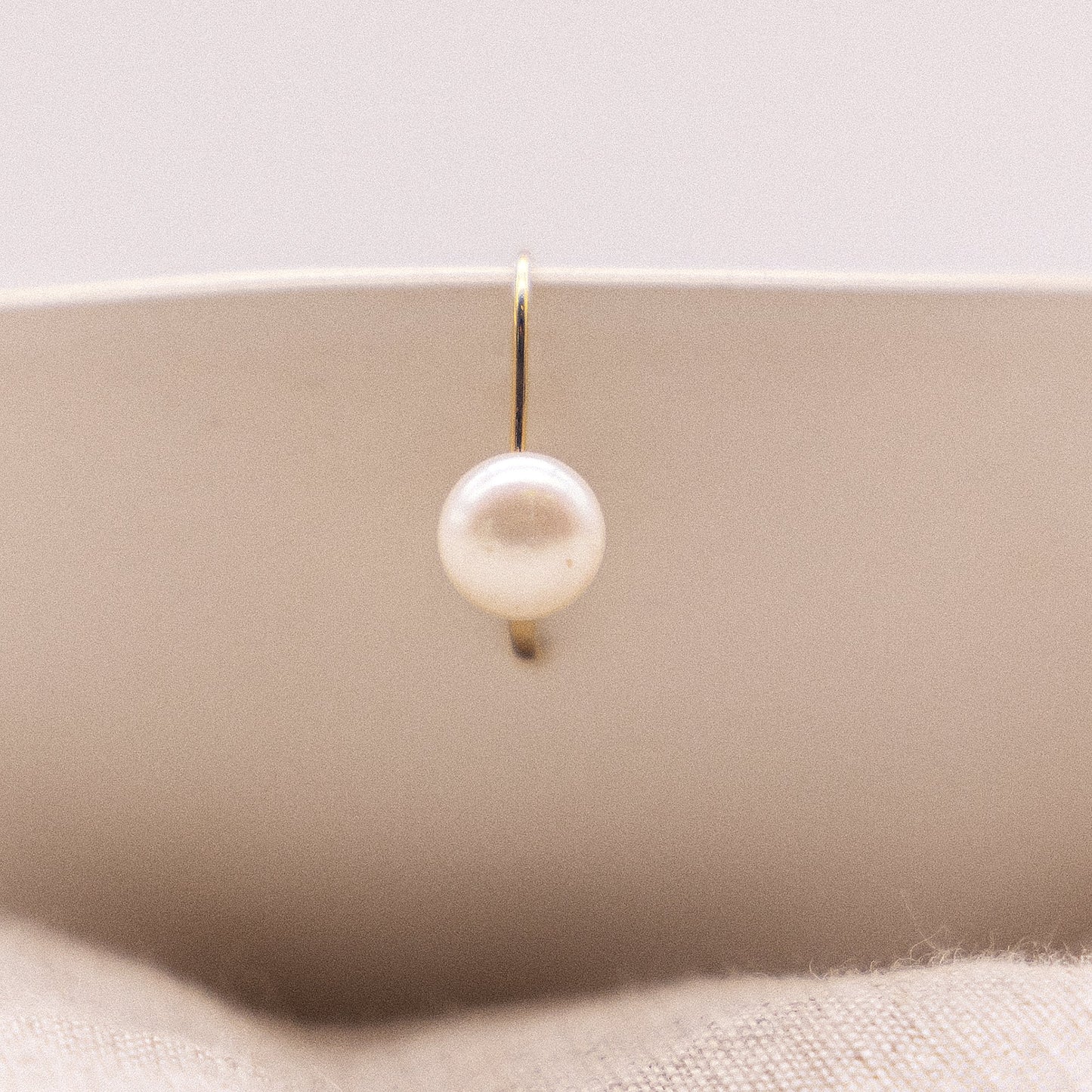 Ohrringe 333/- Gold 2,2cm Süßwasserzuchtperle