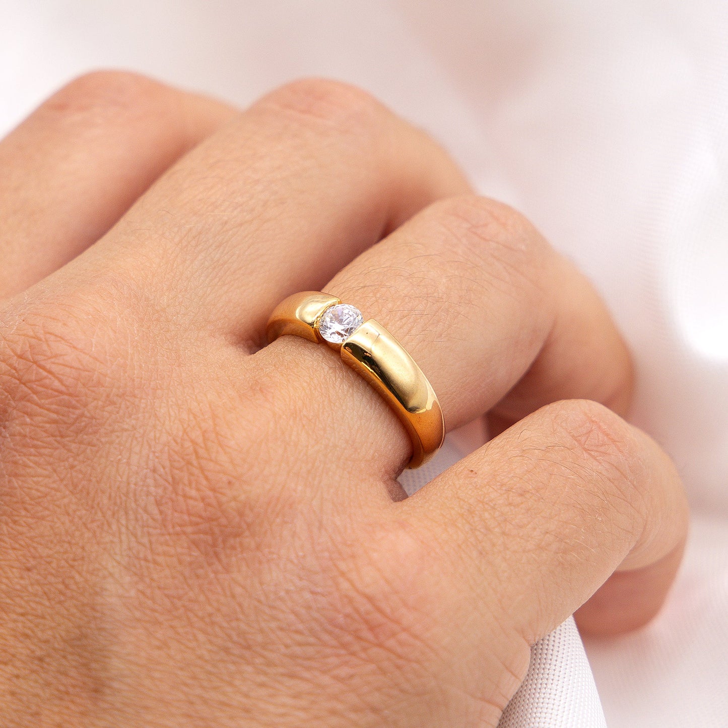 Ring 925/- Sterling Silber Zirkonia