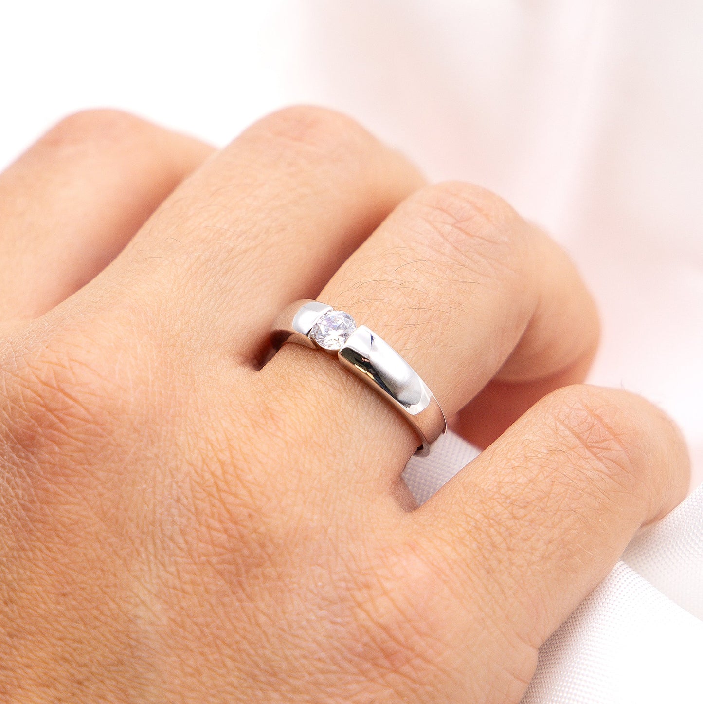 Ring 925/- Sterling Silber Zirkonia