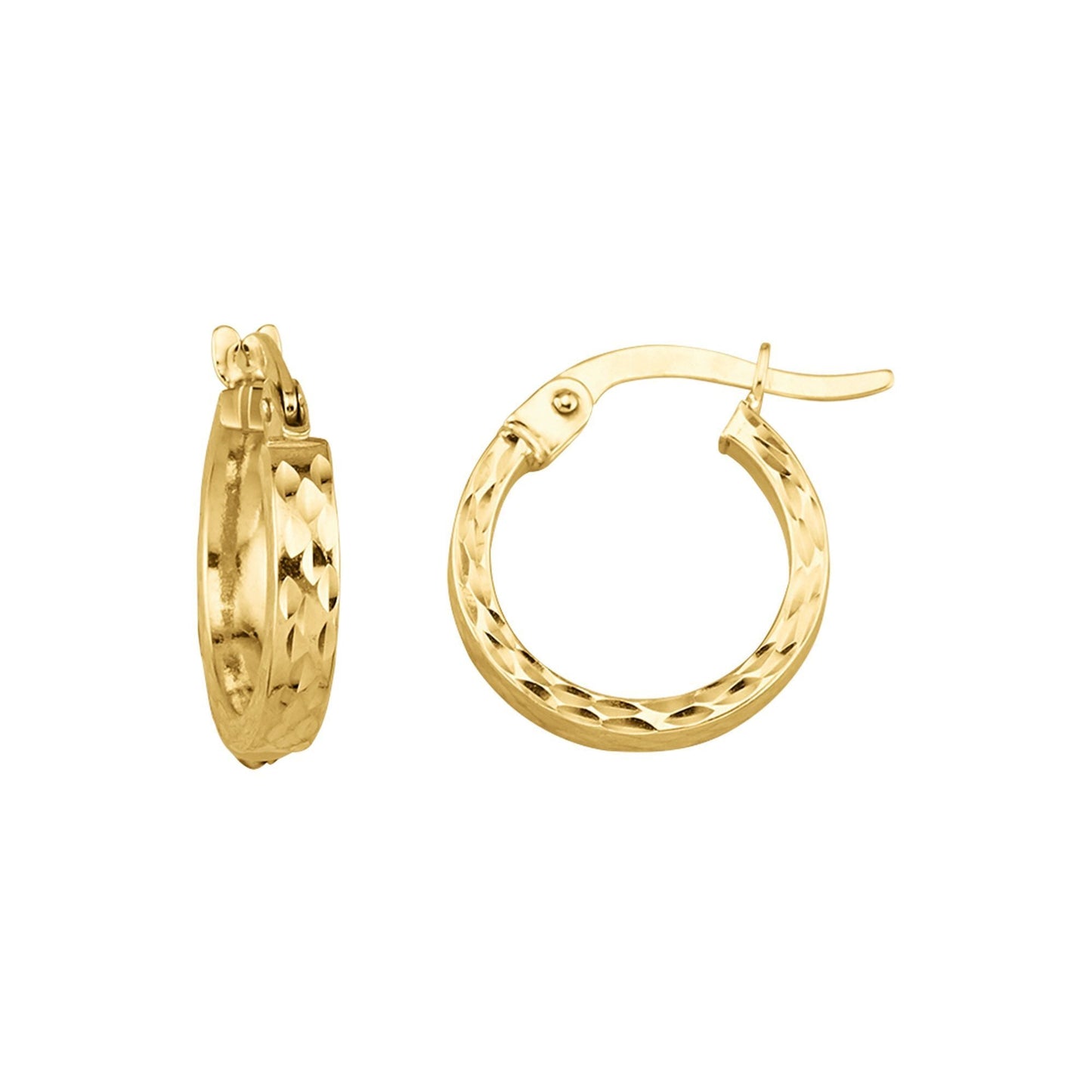 Ohrringe 375/- Gold 1,3cm ohne