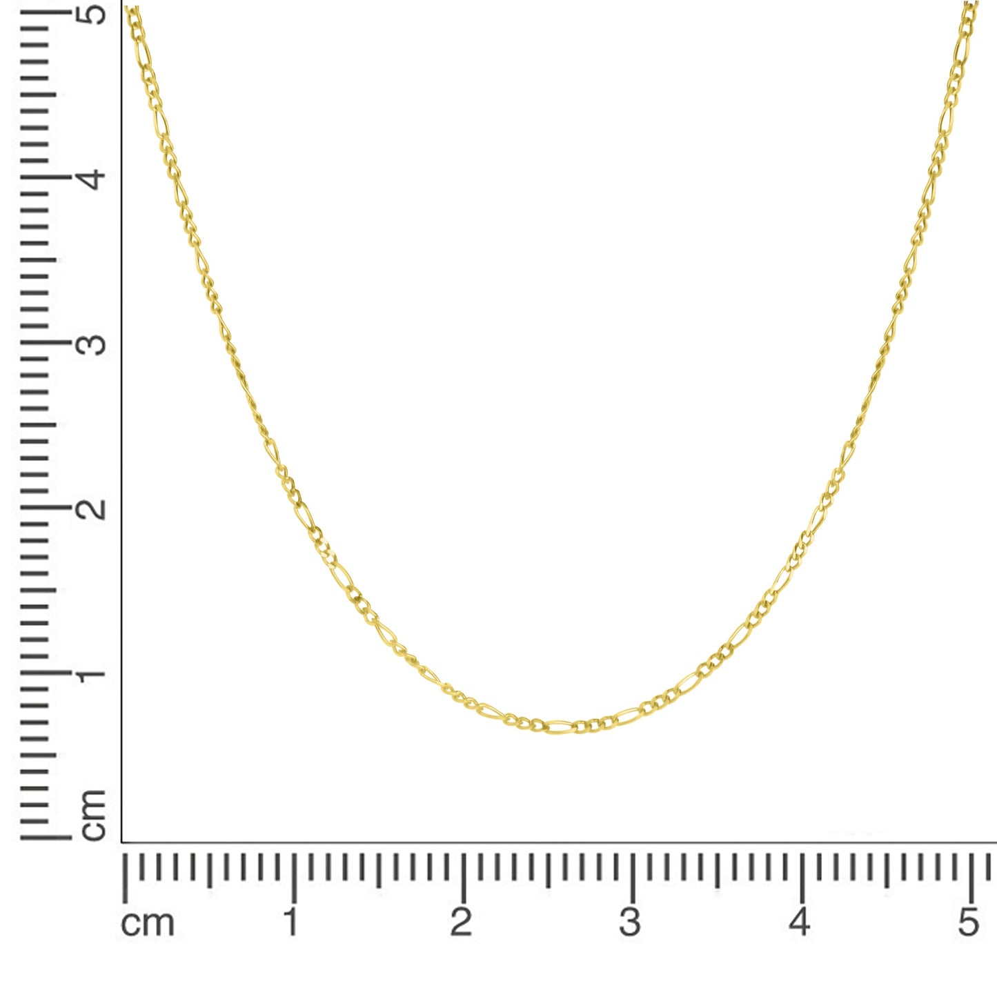 Kette Figarokette 333/- Gold 42cm