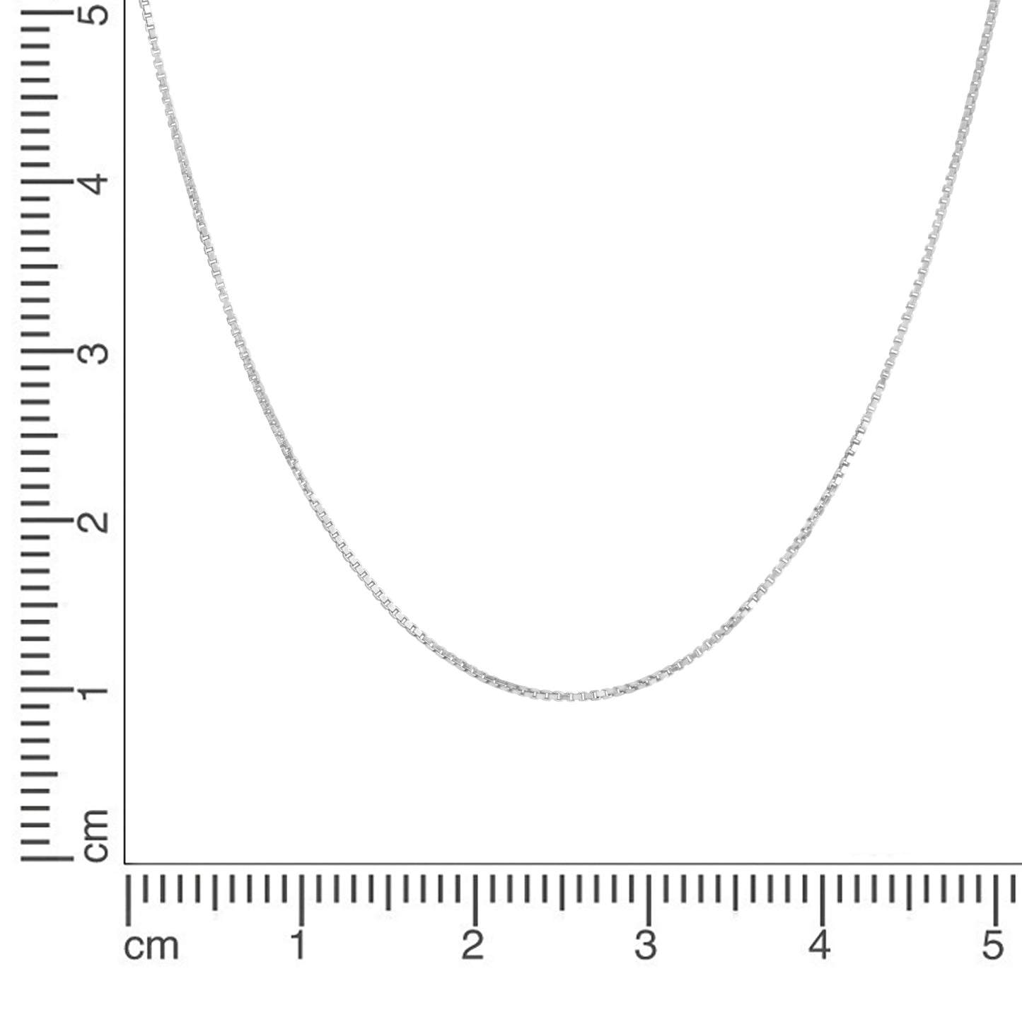 Kette Venezianerkette 333/- Gold rhodiniert 45cm